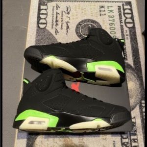 So these are the Nike Air Jordan Retro 6 'Electric Green'